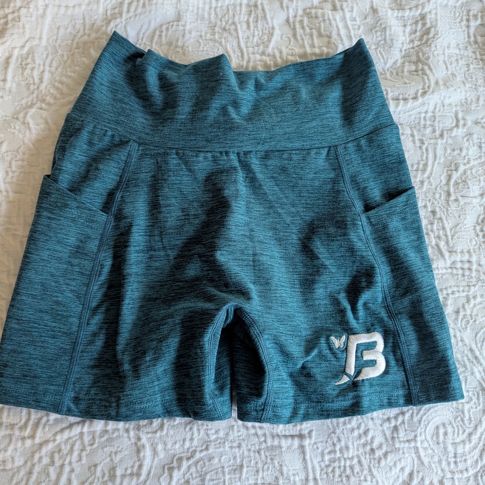 Active USA Teal Athletic Shorts